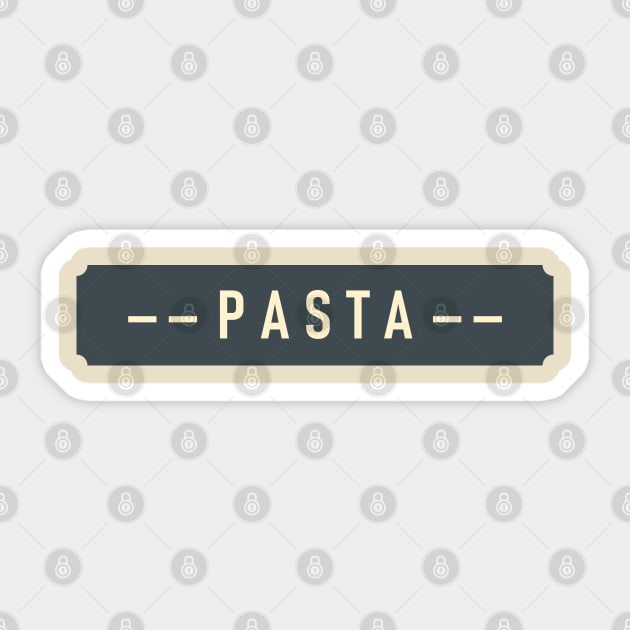 Pasta : Sticker by Annie Pom Freitag